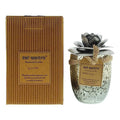Bali Mantra Camellia Glass Silver Candle 500g - Kaffir Lime