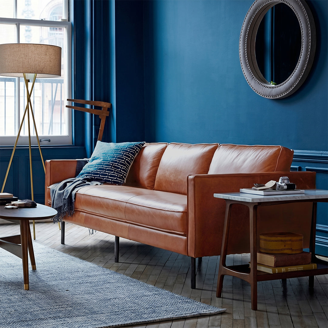 Barbican Two Seater, Three Seater Sofa, Real Leather