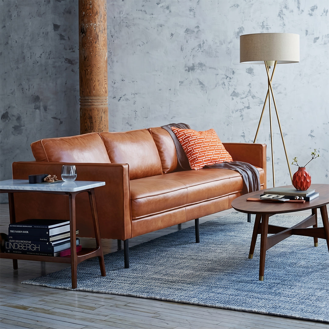 Barbican Two Seater, Three Seater Sofa, Real Leather