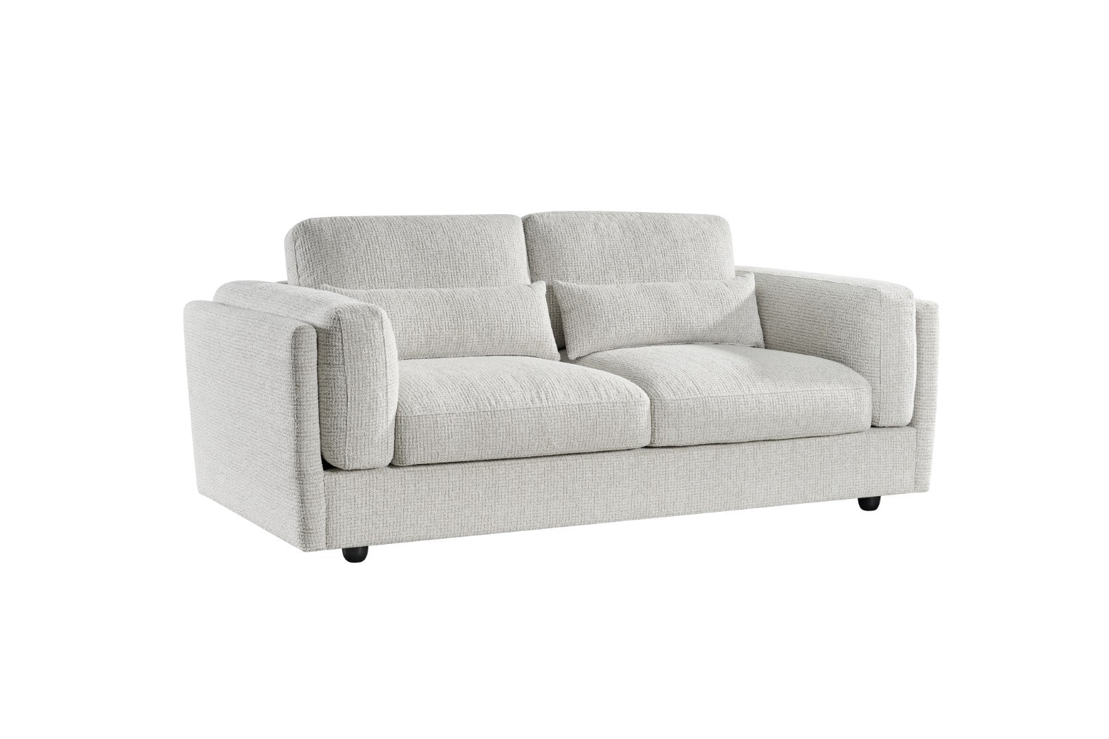 Bari 3 Seater Sofa: Spacious, Plush Fabric Couch for Relaxed Living