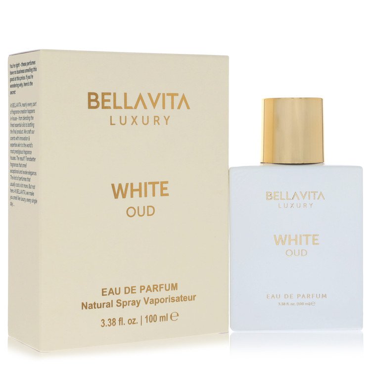 Bellavita Luxury White Oud Eau de Parfum Spray 3.38 oz (100 ml) for Men