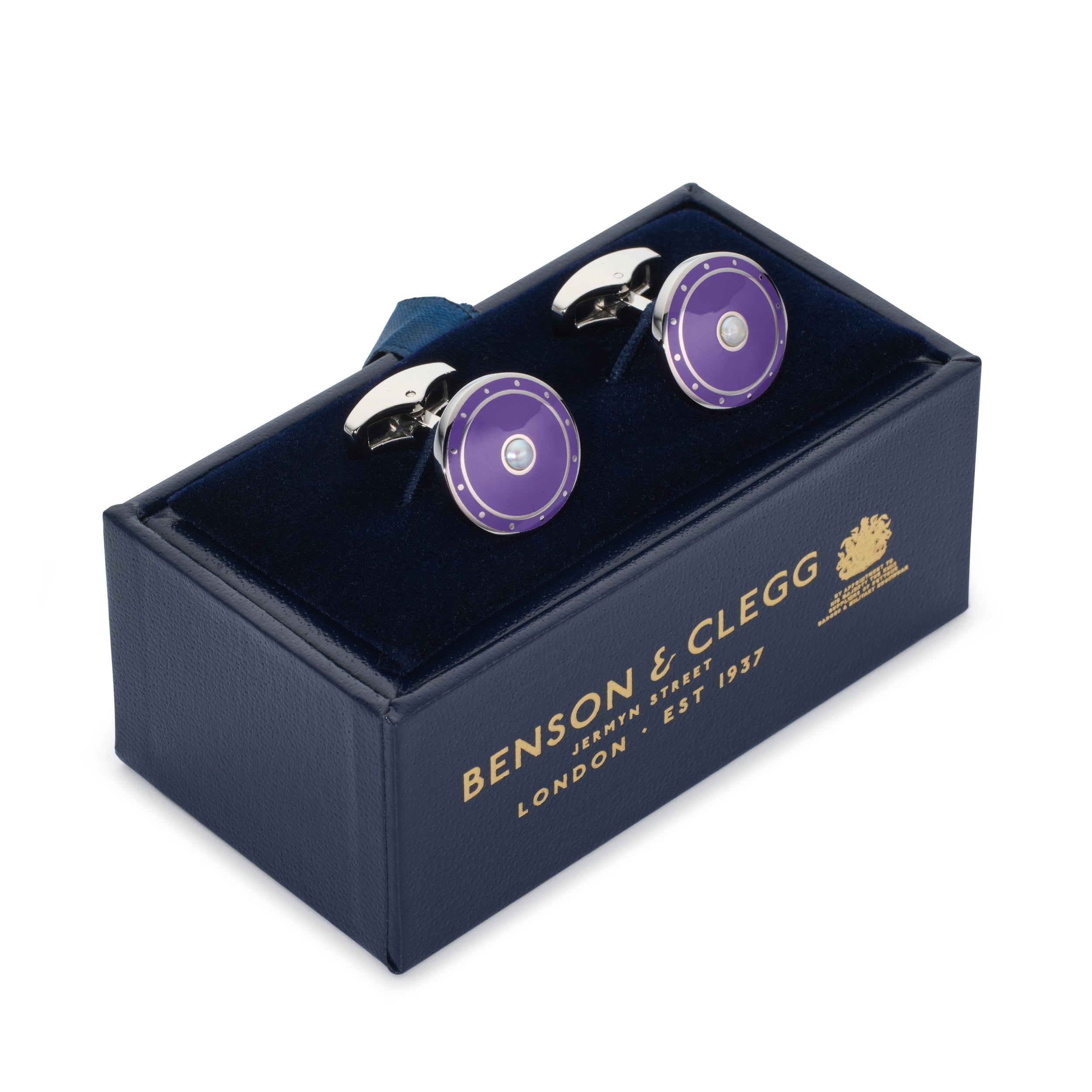Halo Cufflinks In Royal Purple
