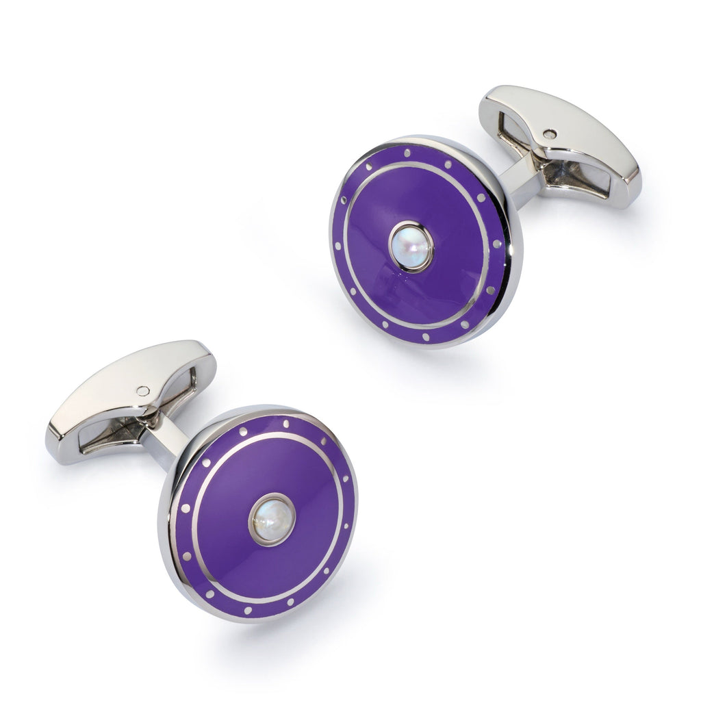 Halo Cufflinks In Royal Purple