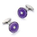 Halo Cufflinks In Royal Purple