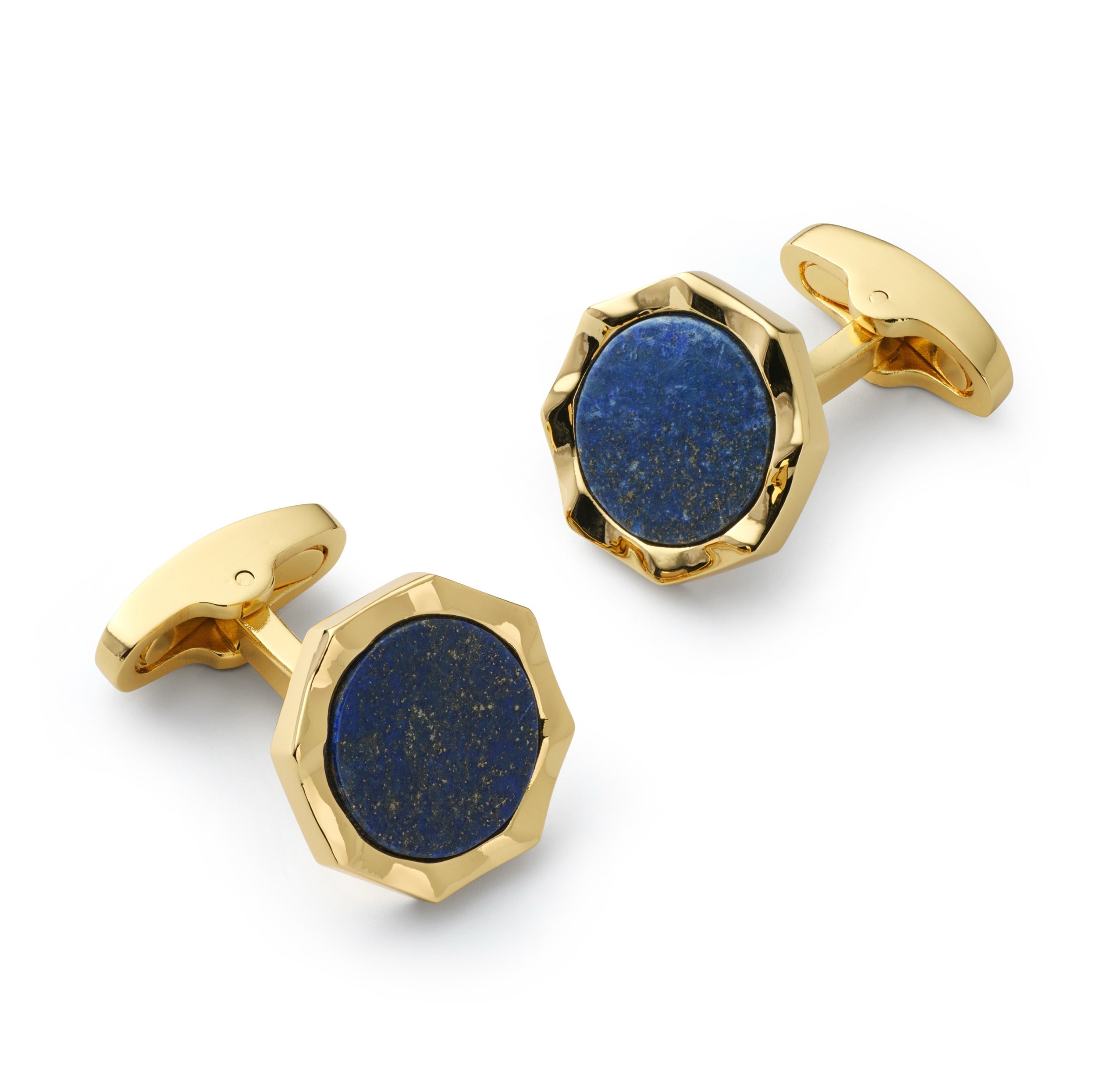 Signet Cufflinks In Lapis Lazuli