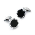 Signet Cufflinks In Onyx