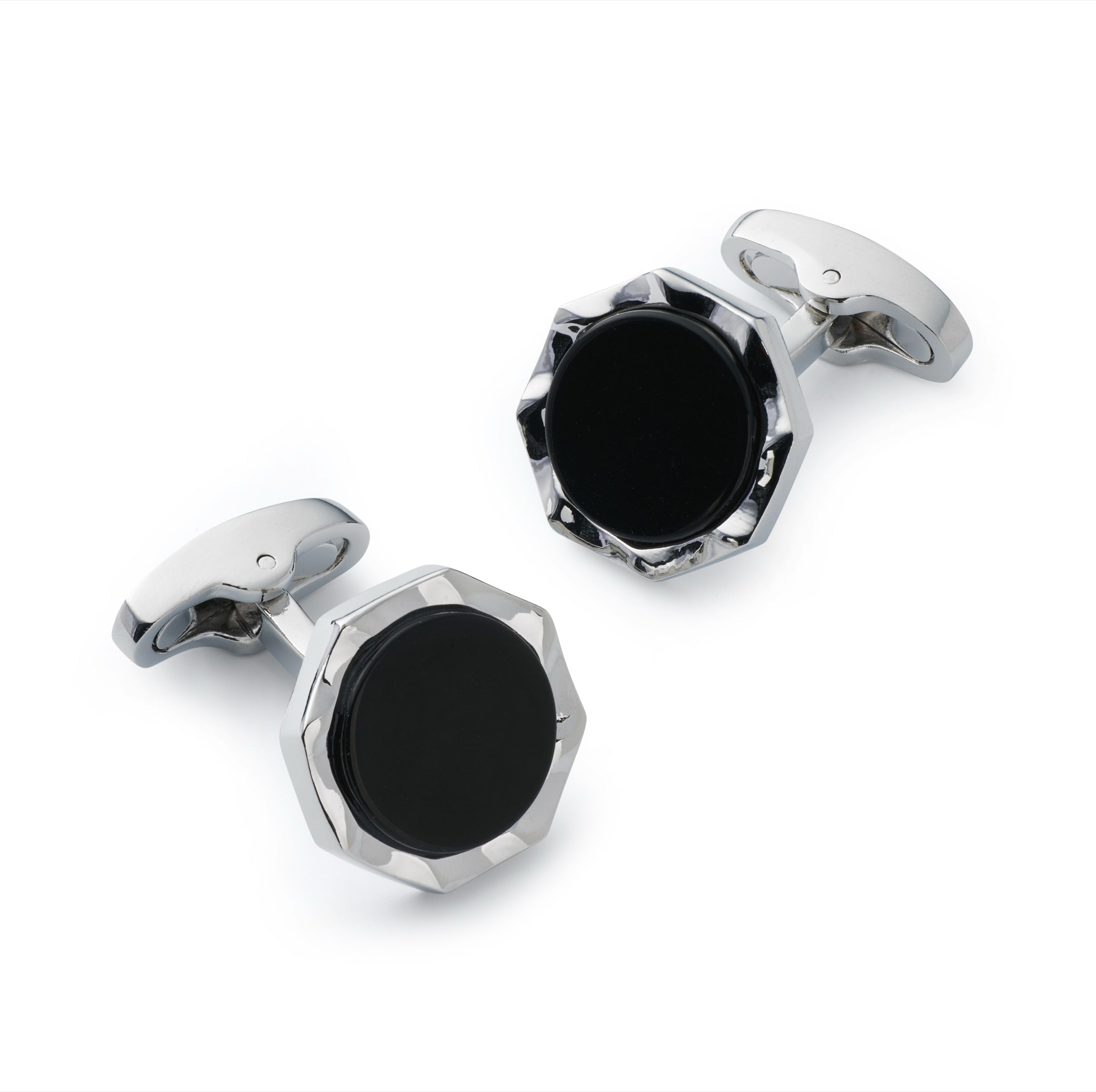 Signet Cufflinks In Onyx