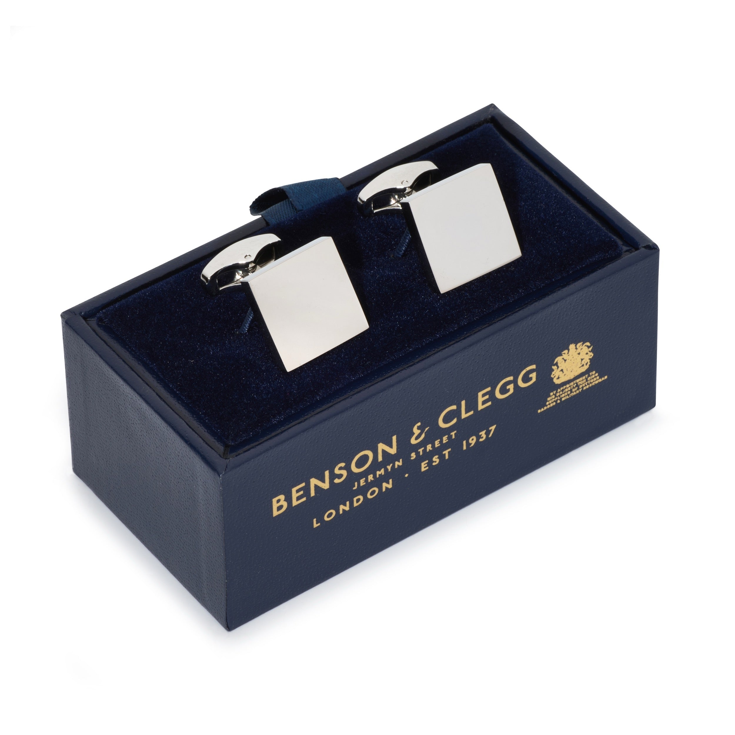 Square Cufflinks In Silver