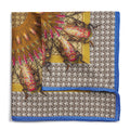 Beetle Parade Earth Pocket Square