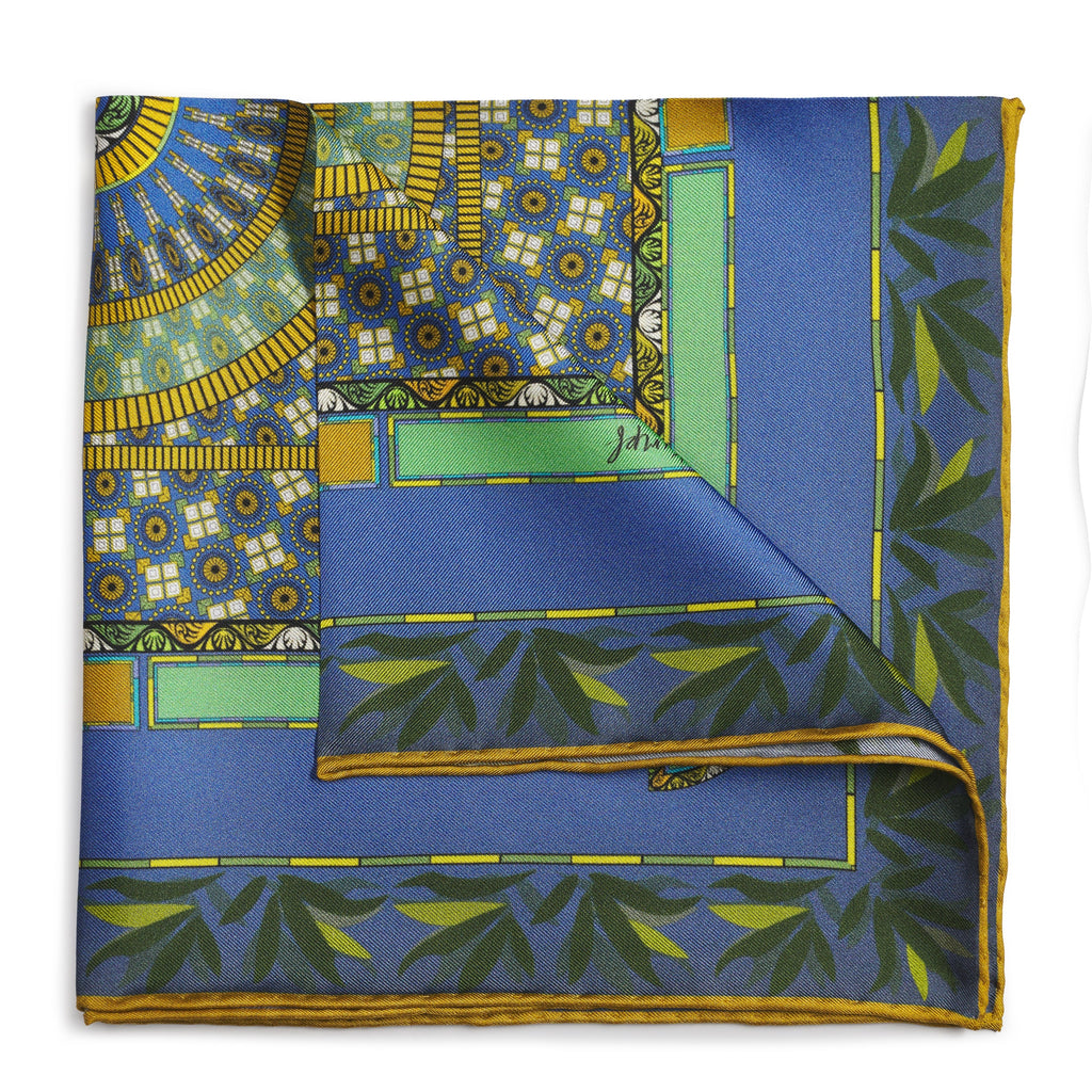 Criterion Bar Geometric Pocket Square