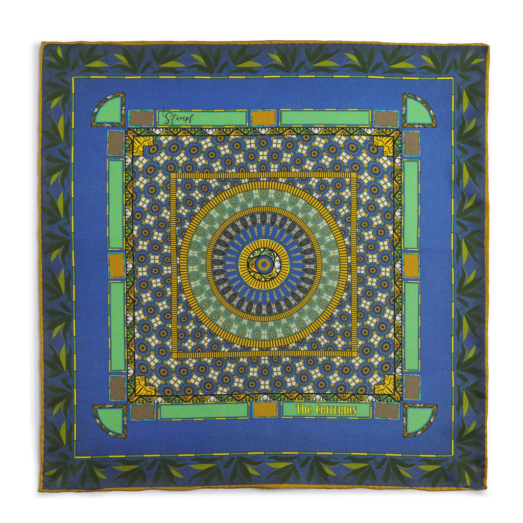 Criterion Bar Geometric Pocket Square