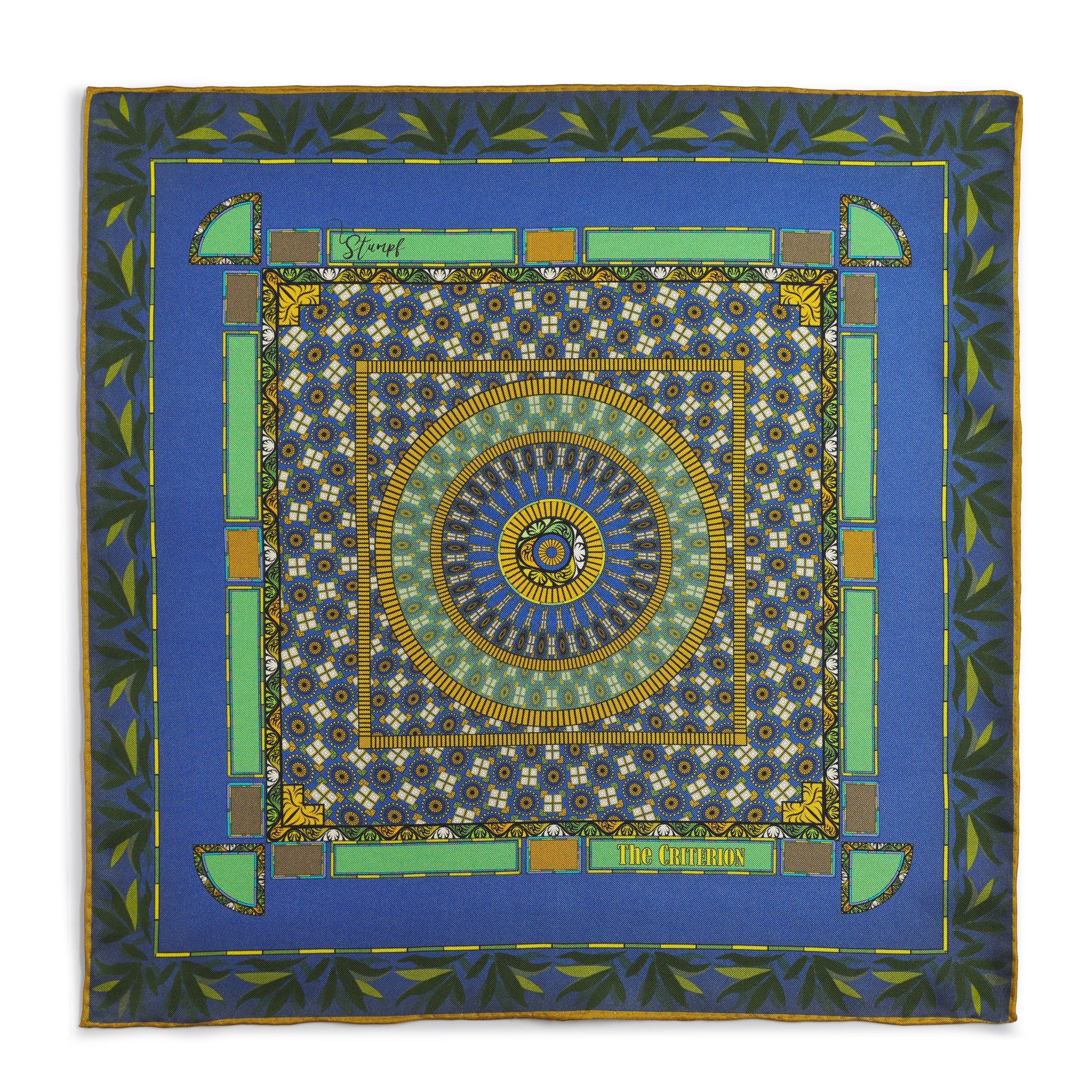 Criterion Bar Geometric Pocket Square