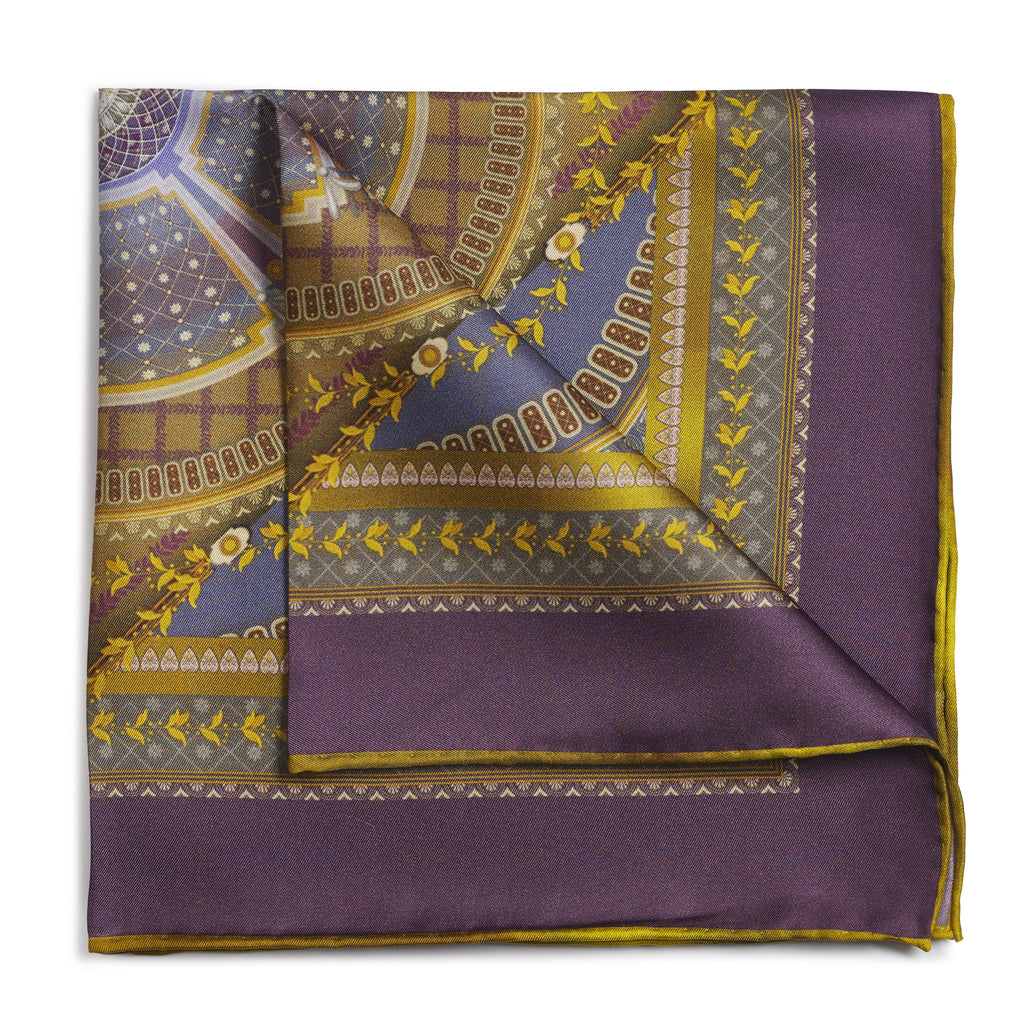 Criterion Theatre Purple Pocket Square