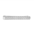 Foxhead Pattern Sterling Silver Tie Slide