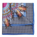 Beetle Parade Sky Pocket Square
