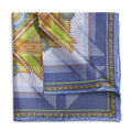 Edinburgh Saltire Waverley Blue Pocket Square