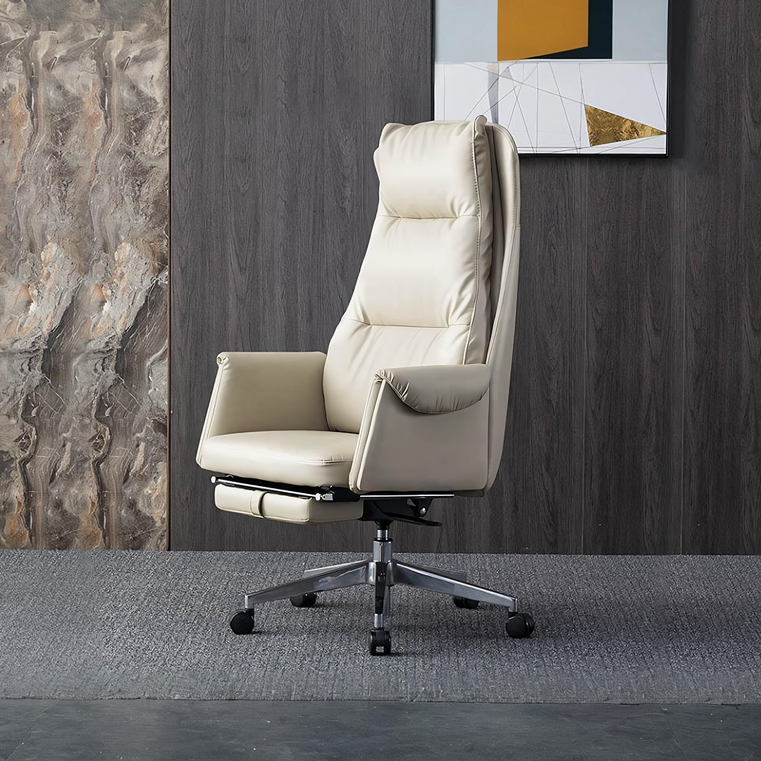 Bethalto Office Chair With Footrest, Recliner Office Chair