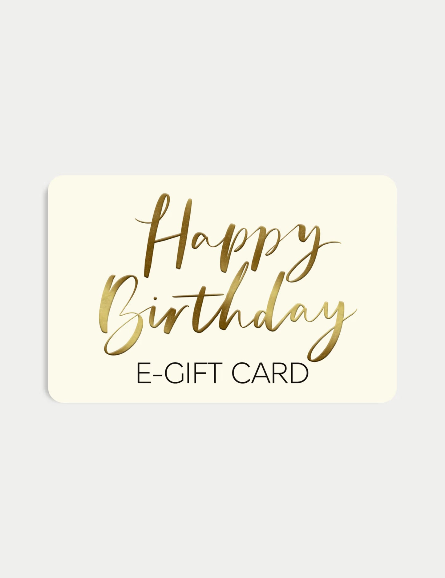Birthday Gold E-Gift Card
