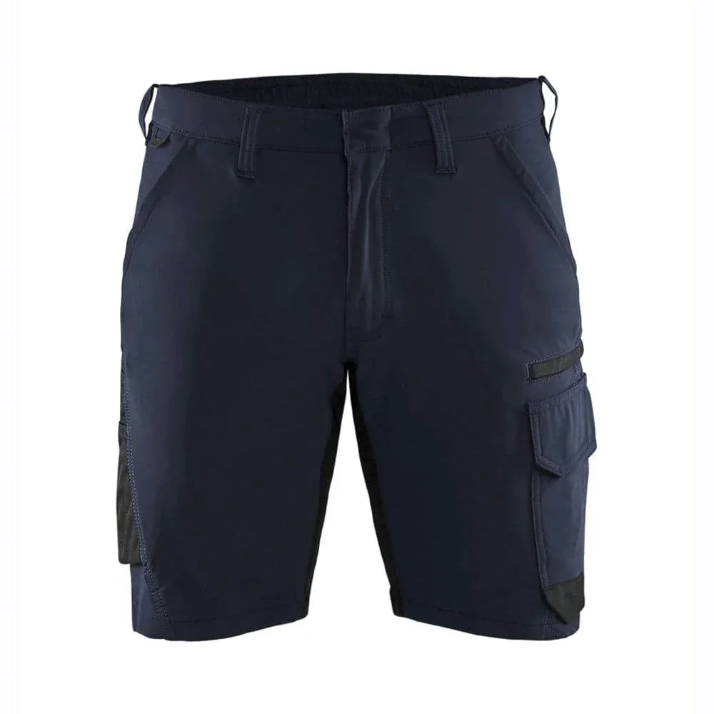 Blaklader 1423 4-Way Stretch Service Shorts Dark navy/Black / 33" Waist
