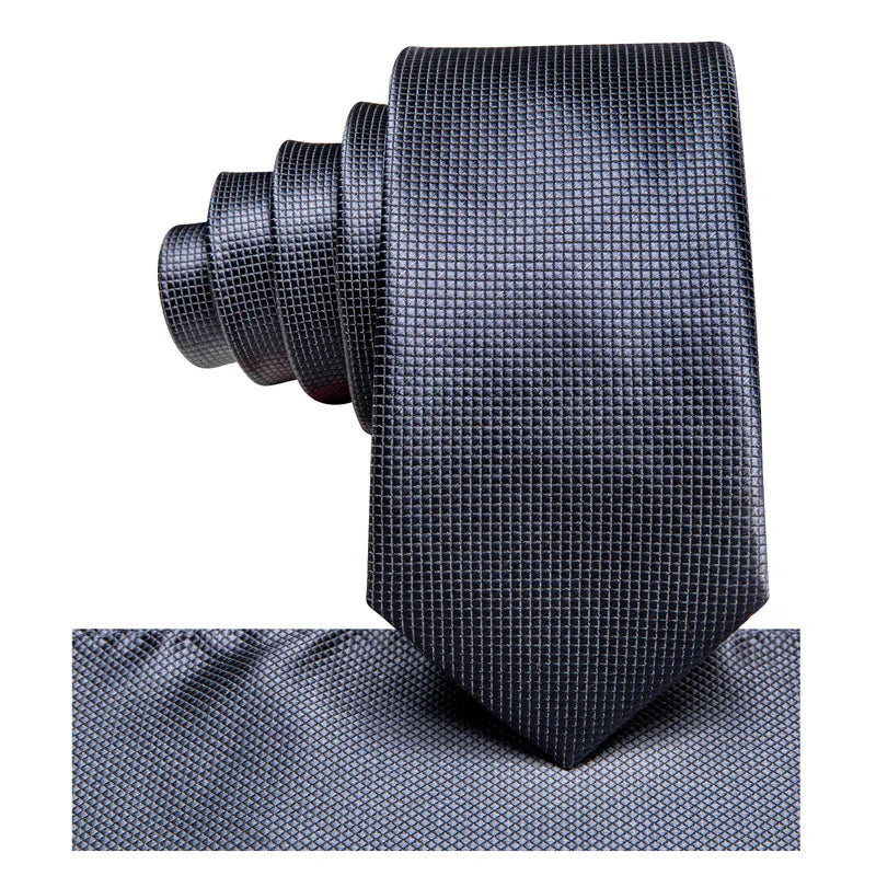 Boys Gray Silk Tie