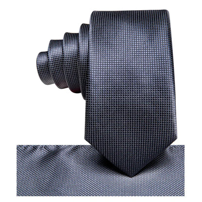 Boys Gray Silk Tie