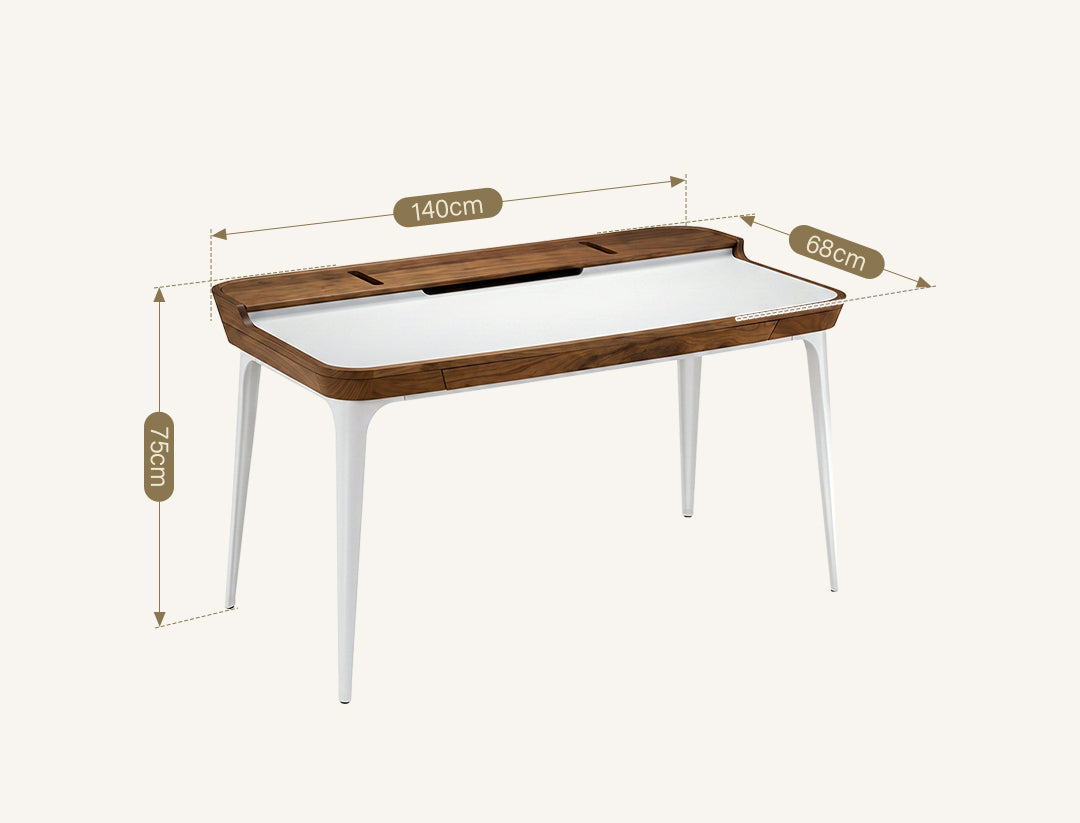 Brannan Office Desk, Wood