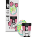 Bubble Up Never Skip Dessert Gift Set 220g Shower Scrub + 150g Donut Bath Fizzer