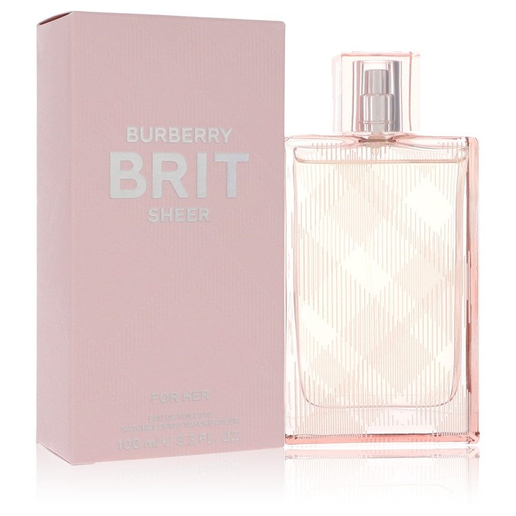 Burberry Brit Sheer Eau de Toilette Spray for Women, 3.3 oz / 100 ml