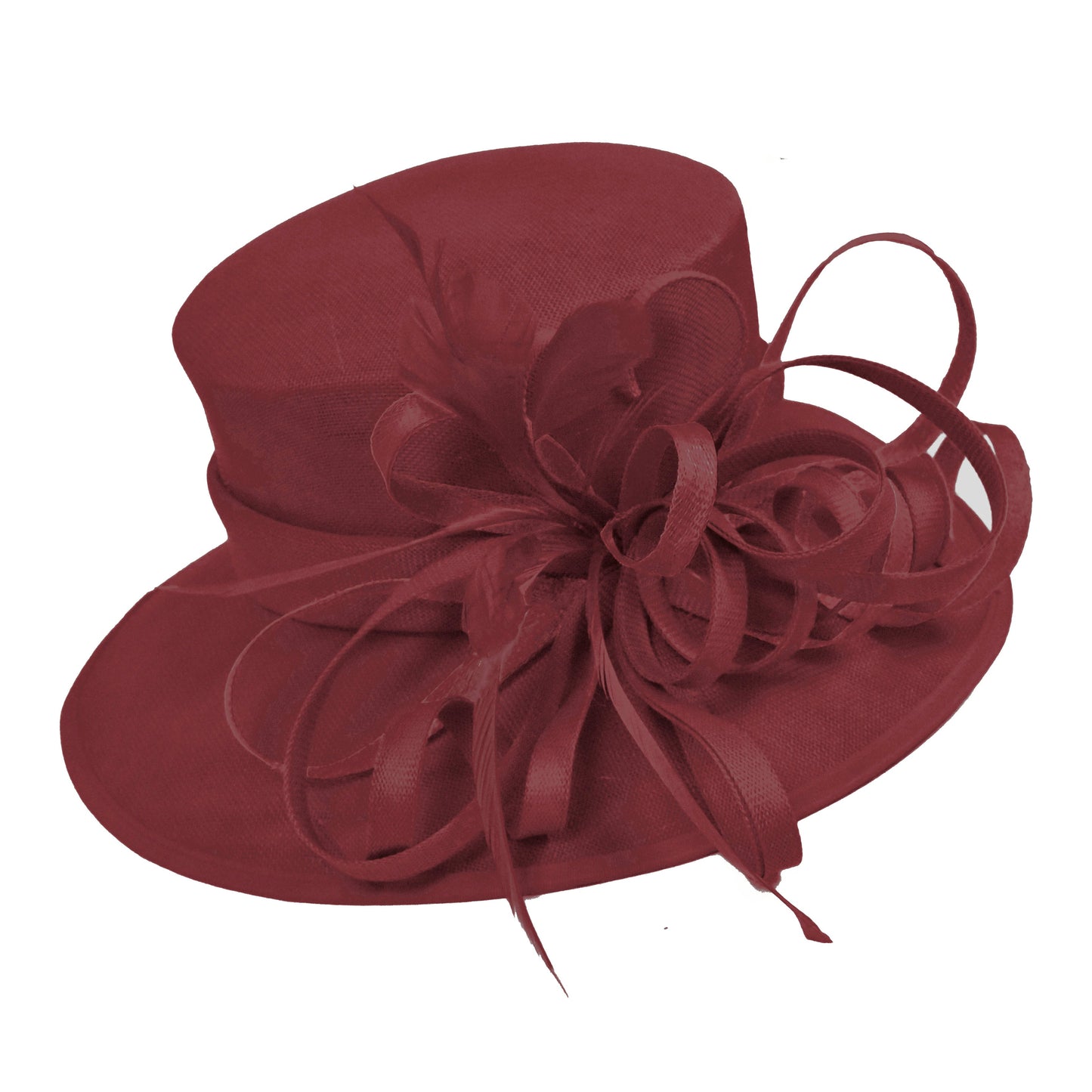 Caprilite Large Ladies Occasion Hats for Weddings Brim Top