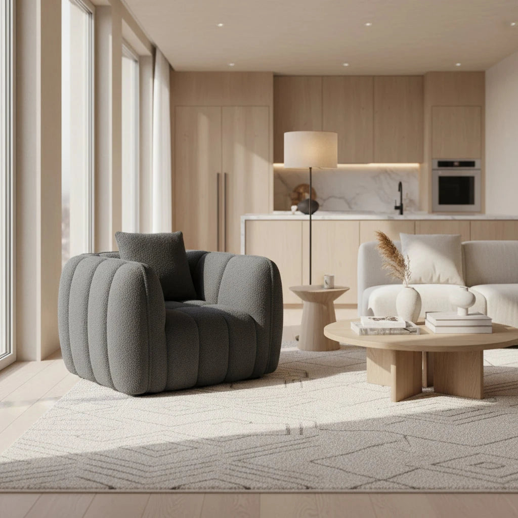 Cloud Comfort Boucl  Armchair