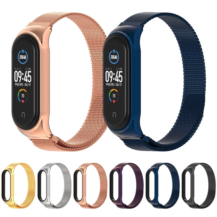 Mijobs Milan CS Metal Magnetic Watch Band for Xiaomi Mi Band 5 & 6, Host not Include