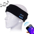Knitted Bluetooth Headsfree Sport Music Headband with Mic for iPhone / Samsung and Other Bluetooth Devices(Black)