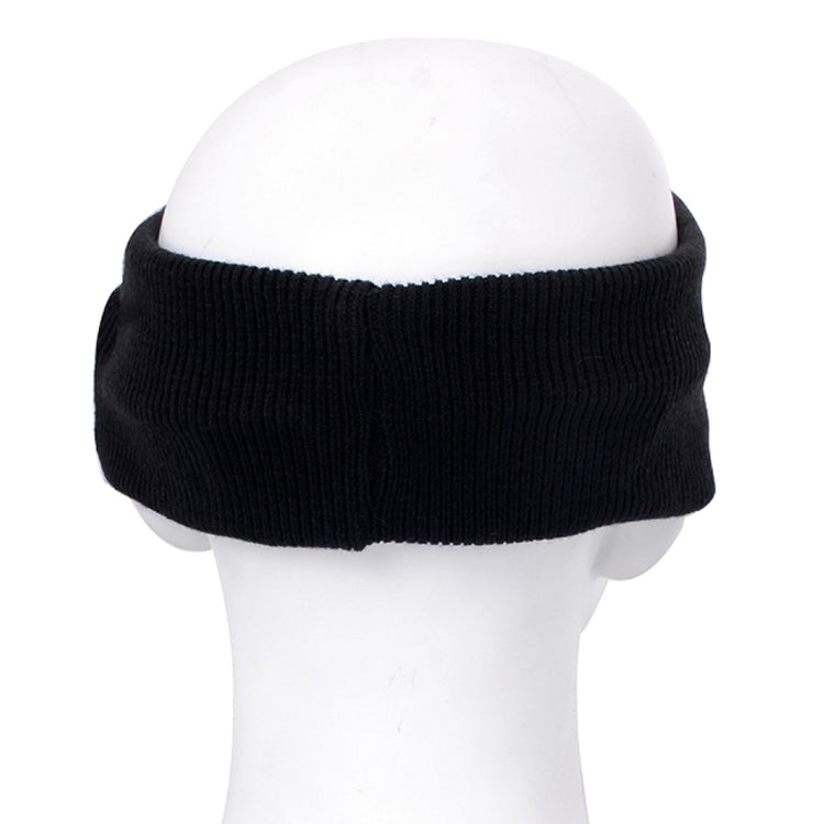 Knitted Bluetooth Headsfree Sport Music Headband with Mic for iPhone / Samsung and Other Bluetooth Devices(Black)
