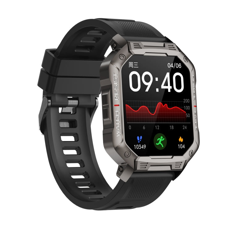 HAMTOD NX3 1.83 inch Smart Watch, Support Bluetooth Call / Sleep / Heart Rate / Blood Oxygen / Blood Pressure Monitoring(Black)
