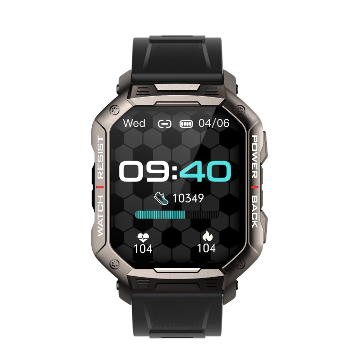 HAMTOD NX3 1.83 inch Smart Watch, Support Bluetooth Call / Sleep / Heart Rate / Blood Oxygen / Blood Pressure Monitoring(Black)