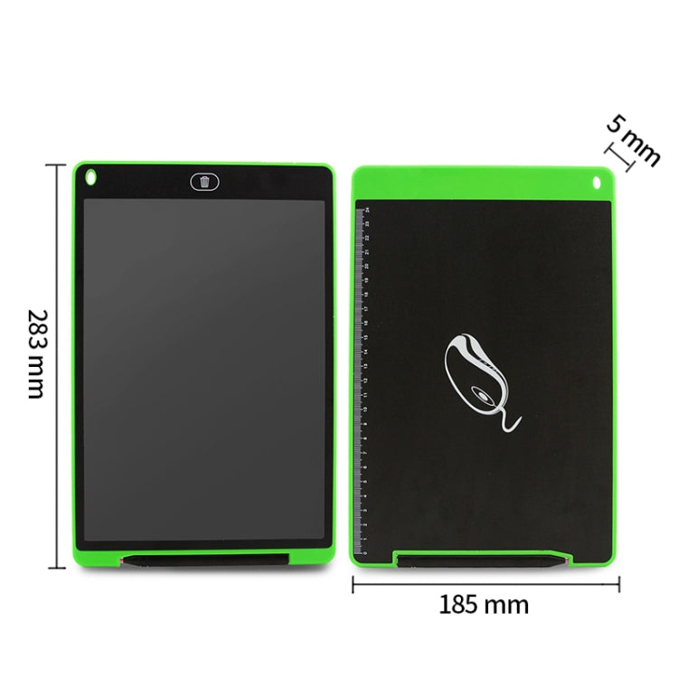 Portable 12 inch LCD Writing Tablet Drawing Graffiti Electronic Handwriting Pad Message Graphics Board Draft Paper with Writing Pen, 12 inch White, 12 inch Black, 12 inch Green, 12 inch Blue, 12 inch Red