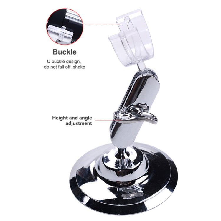 1000X Magnifier 0.3MP Image Sensor USB Digital Microscope with 8 LED & Professional Stand(Black)