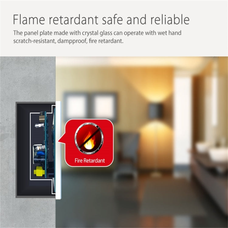 NEO NAS-SC03W Wireless WiFi EU Smart Light Control Switch 3Gang, 3 Gang