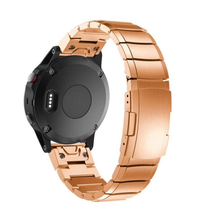 Quick Dismantling Steel Watch Band for Garmin Fenix 5 22mm, For Garmin Fenix 5