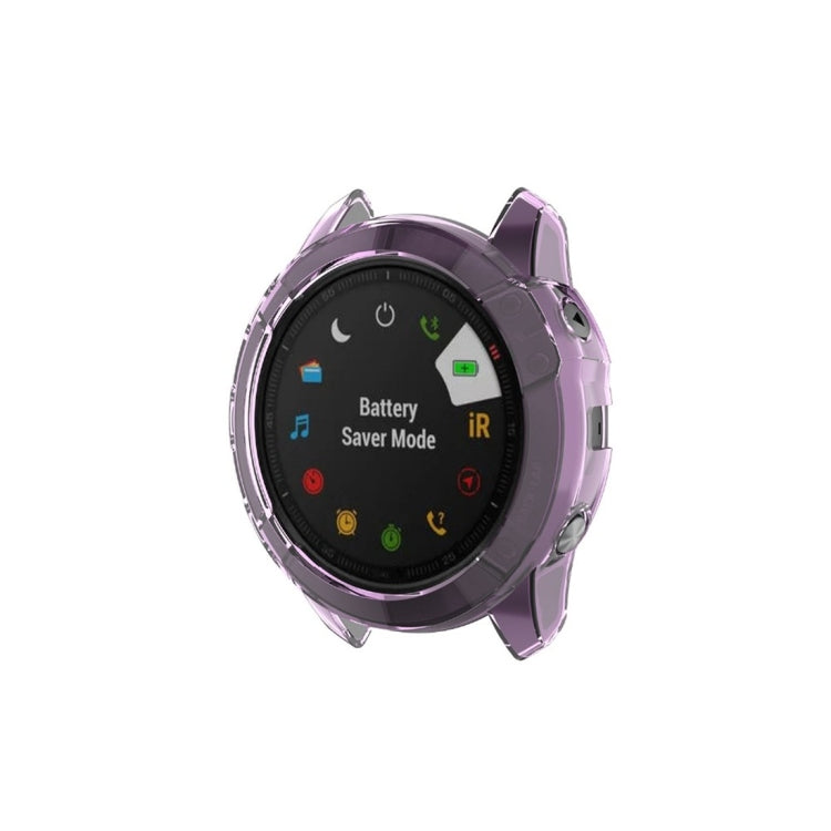 For Garmin Fenix 6X TPU Half Coverage Smart Watch Protevtice Case, For Garmin Fenix 6X
