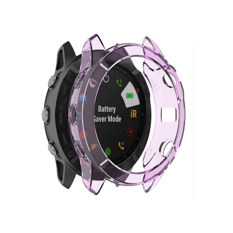 For Garmin Fenix 6X TPU Half Coverage Smart Watch Protevtice Case, For Garmin Fenix 6X