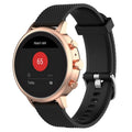 18mm Texture Silicone Wrist Strap Watch Band for Fossil Female Sport / Charter HR / Gen 4 Q Venture HR
