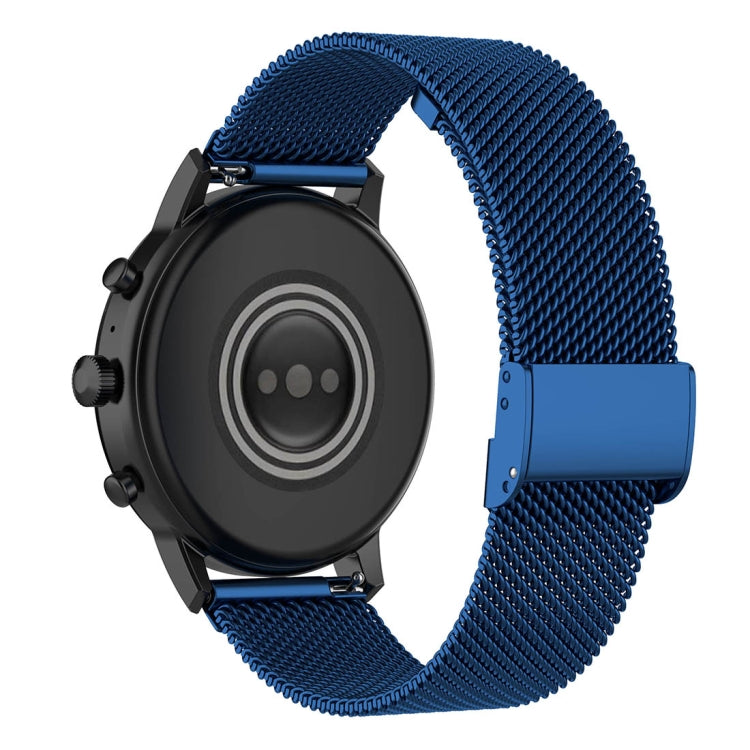 22mm Metal Mesh Wrist Strap Watch Band for Fossil Gen 5 Carlyle / Gen 5 Julianna / Gen 5 Garrett / Gen 5 Carlyle HR