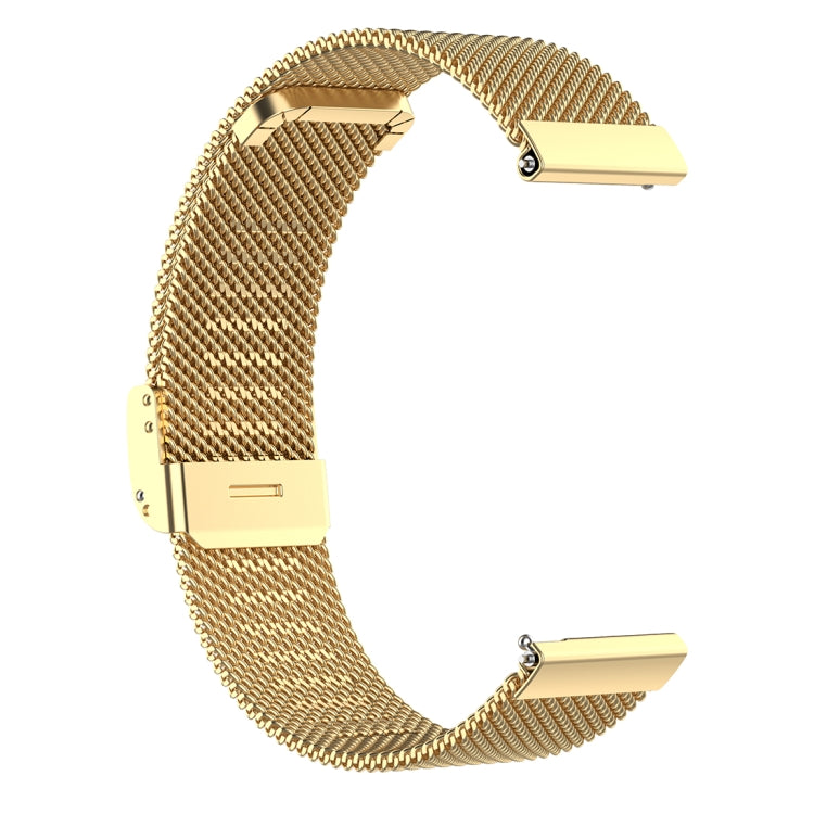 22mm Metal Mesh Wrist Strap Watch Band for Fossil Hybrid Smartwatch HR, Male Gen 4 Explorist HR, Male Sport