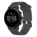 22mm Texture Silicone Wrist Strap Watch Band for Fossil Gen 5 Carlyle, Gen 5 Julianna, Gen 5 Garrett, Gen 5 Carlyle HR