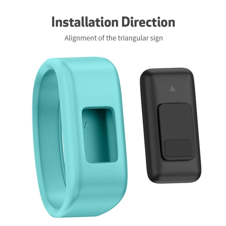 Silicone Sport Watch Band for Garmin Vivofit JR, Size: Large