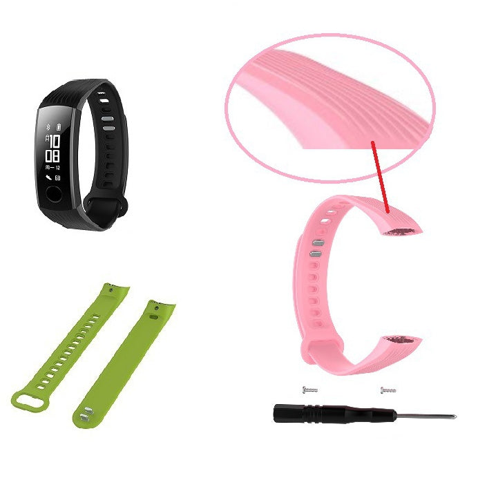 Silicone  Watch Band for Huawei Honor Band 3