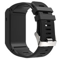 Silicone Sport Watch Band for Garmin Vivoactive HR(Black)
