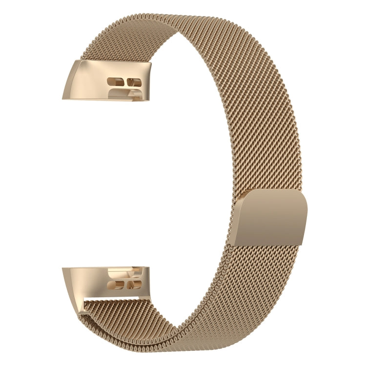 Stainless Steel Magnet Watch Band for FITBIT Charge 3, Size:Large, 217x18mm