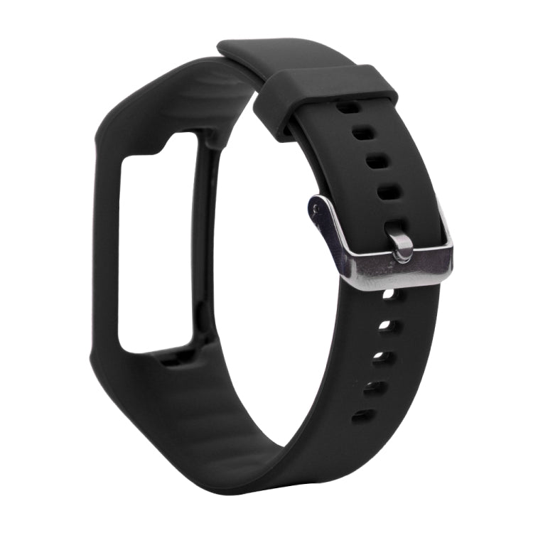 Silicone Sport Watch Band for POLAR A360 / A370(Black)